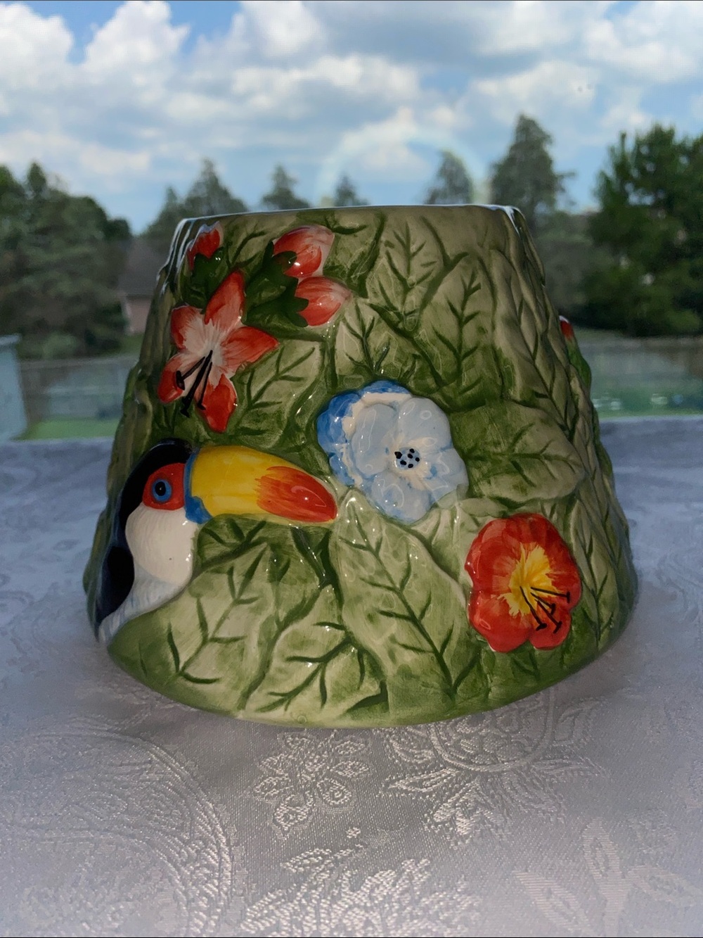 Yankee Candle Toucan Jungle Shade Topper, large